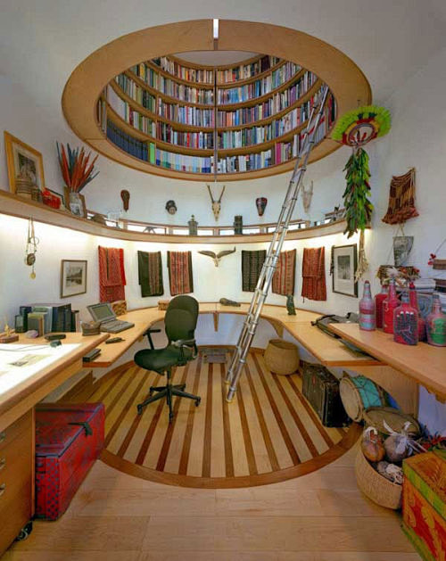 37个家庭图书馆设计 | 有创意的趣品网