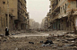 战争--被打成废墟的叙利亚城市