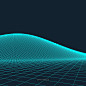 酷炫科技感山脉起伏3D立体背景纹理装饰39 平面设计 抽象元素