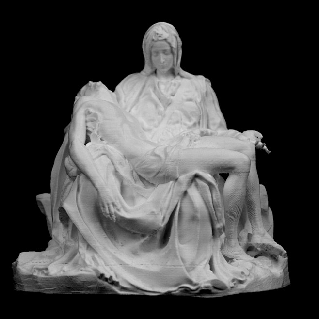 3D打印的哀悼基督，位于梵蒂冈圣彼得大教...