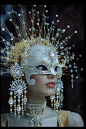 Waiting to repin ~ I am repinning this board now & deleting pins as I repin them to new boards ~ Please Follow ~ it is going to take some time to repin ~ Enjoy! / white mask with crystals