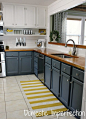 Beautiful & Inexpensive DIY Kitchen Redo - Many other house improvement ideas at this site.: