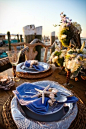  nautical table setting . . .