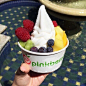 #美食#Pinkberry 推出的自选水果冰淇淋