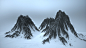 Snowy Mountain, Enrico Tammekänd : Snowy Mountain by Enrico Tammekänd on ArtStation.