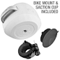 Amazon.com: Divoom Airbeat-10 Wireless Bluetooth Water Resistant Bicycle/shower Speaker with Built-in Mic, Amazing Bass From Surface-vibration Technology, Suction Cup and Bike Mount Included-color White: Electronics