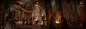 Assassin's Creed Origins / The Curse of the Pharaohs DLC , Sabin Boykinov : Early visual exploration for Egyptian afterlife  
One of my favorite time on the The Curse of the Pharaohs DLC 
was to exploring the idea of Egyptian afterlife  and how to represe