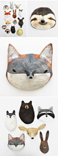 abigail brown - paper mache masks