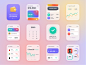 Apple watch chart stock wallet small transparent typography creditcard gradient uxui ux apple transfer finance banking watchos apple watch white light interaction ui