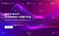 Landing Page. Abstract background website. Templat