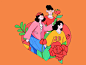 3.12国际妇女节职业女性扁平人物矢量概念运营手绘插画图片下载