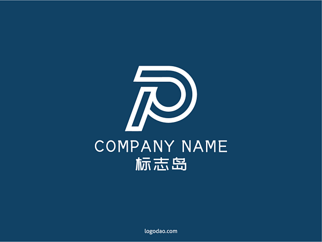 p字母创意标志logo设计免费下载 _L...