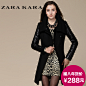 【zarakara旗舰店】ZARA KARA欧美大牌2013秋冬装女新款毛妮大衣 修身中长款毛呢外套#新款##长款##欧美##