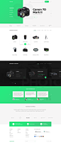 Greentoe productpage dribbble