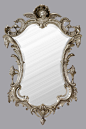 欧式银色小天使树脂装饰镜 梳妆镜小号大号