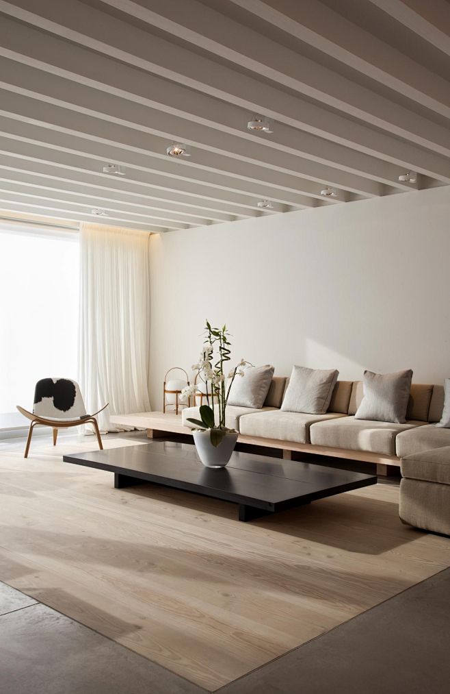 18个日式简约风格的客厅设计风格 : 快...