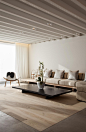 18个日式简约风格的客厅设计风格 : 快来看看这些蕴含着日式风格的时尚简约客厅设计！木色系的家具与装饰搭配让整个客厅充满温暖的氛围。