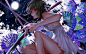 Tags: Anime, Cherry Blossom, Cherry Tree, Fan, Vocaloid, GUMI, Looking Away