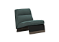 摩登现代轻奢实木金属皮质单人沙发椅【定制】 - 拓者商城 - 拓者设计吧