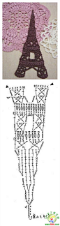 实用钩针小装饰，收集好久的呢-埃菲尔铁塔.jpg