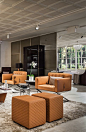 Bentley Home stylish living room design in Luxury Living Group new showroom, London 2014: 