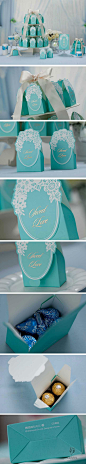 唯思美喜糖盒个性创意中式婚庆包装创意tiffany天蓝色喜糖袋韩式-淘宝网