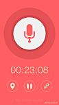 http://www.uisheji.me/ui.php?id=79#share     录音界面设计UI,设计,UI设计,录音,录音界面,声音,声音界面,APP设计,手机设计,界面设计