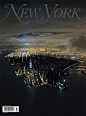 New York Magazine's Stunning New Cover Photo of Dark Manhattan - The cover of New York Magazine's latest issue, which hits newsstands Monday, the aerial photo was taken by Dutch photographer Iwan Baan on Wednesday night, or two days after superstorm Sandy