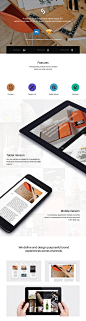 Folio UI Kit : A deliciously crafted and retina-ready kit which includes PSDs for web, mobile and tablet versions.