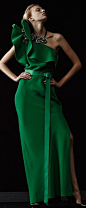 Lanvin, Elegant in Green, TG