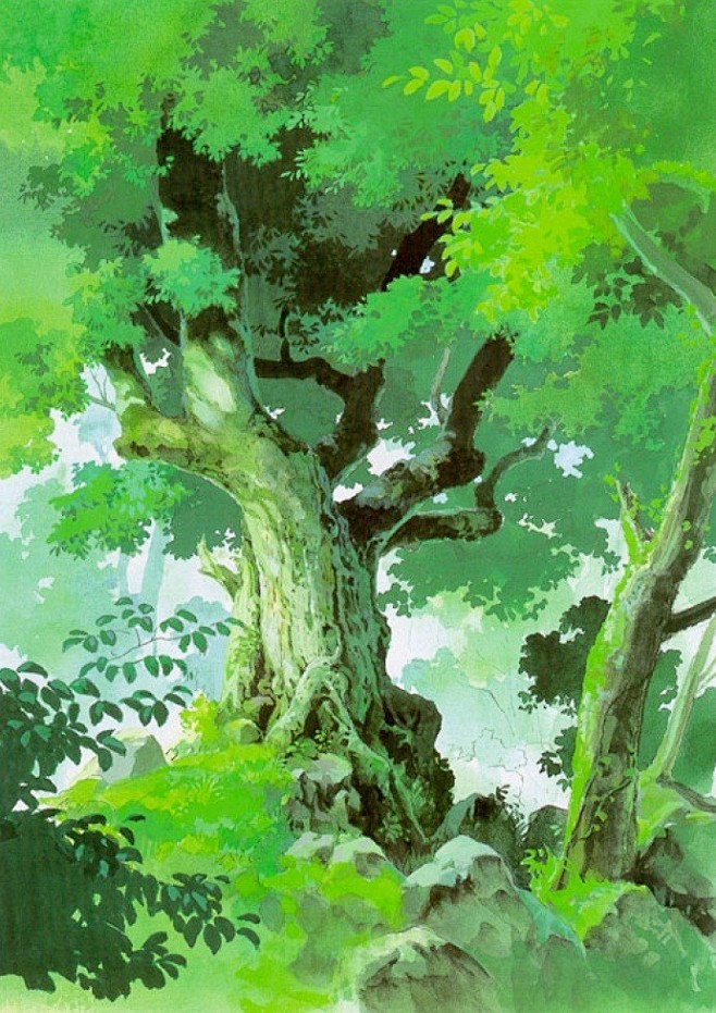 宫崎骏动漫里的唯美夏天，原来都是他画的 ...