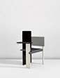 Gerrit Rietveld: ‘Berlin’ chair, designed 1923, executed circa 1957 (Sold for £16,250)