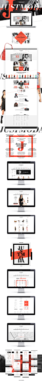 JUSTMODA-Fashion-Clothes by 小U-UELIKE - 灵感 - uehtml酷站推荐平台 HTML5 CSS3 酷站推荐 酷站欣赏