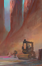 canyon discovery, Seokin Chung : colorful sci-fi