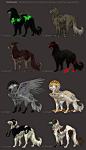 Evil Borzoi Adoptables - character auction CLOSED by akreon on DeviantArt