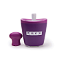 Single Quick Pop Maker in Purple -  sits on your counter and runs without electricity. Simply store it in your freezer, and when it’s time for some frozen fun, take it out and pour in your ingredient of choice—be it puréed fruit, juice, or yogurt. This ma