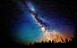 General 2560x1600 stars night landscape Milky Way