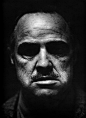 Marlon Brando as Vito Corleone | "MONOMANIA"... our Monochrome obse...
