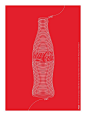 可口可乐经典玻璃瓶海报作品----ifavart.com