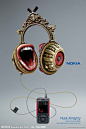 NOKIA音乐手机平面广告设计图