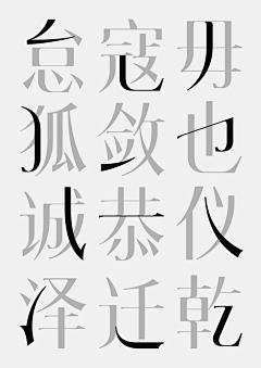 胖丁~采集到中文字体