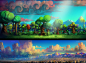 Backgrounds by lordeeas on deviantART