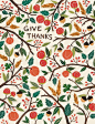 Pattern / give thanks print