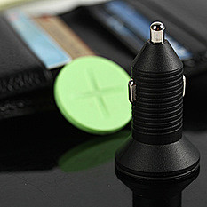 Power Pin 螺丝USB车充-黑色