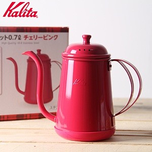 日本原装 kalita 彩色不锈钢细口手...