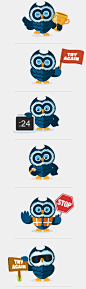 Smarterer - Owls and Icons : Illustration and icon design for Smarterer.com