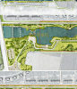 滨水河公园景观设计文本CAD平面方案城市河道公园改造景观SU模型-淘宝网