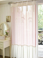 2013田园客厅清新窗帘设计图片