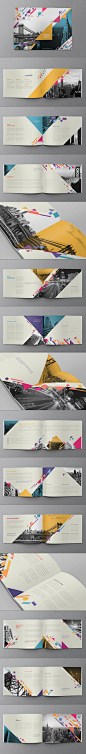 Colorful Shapes Brochure : Colorful shapes brochure template.