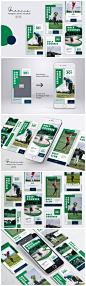 源文件 - 高尔夫球场俱乐部社交媒体品牌故事推广PSD&AI模板_网络模板_素材下载-乐分享素材网